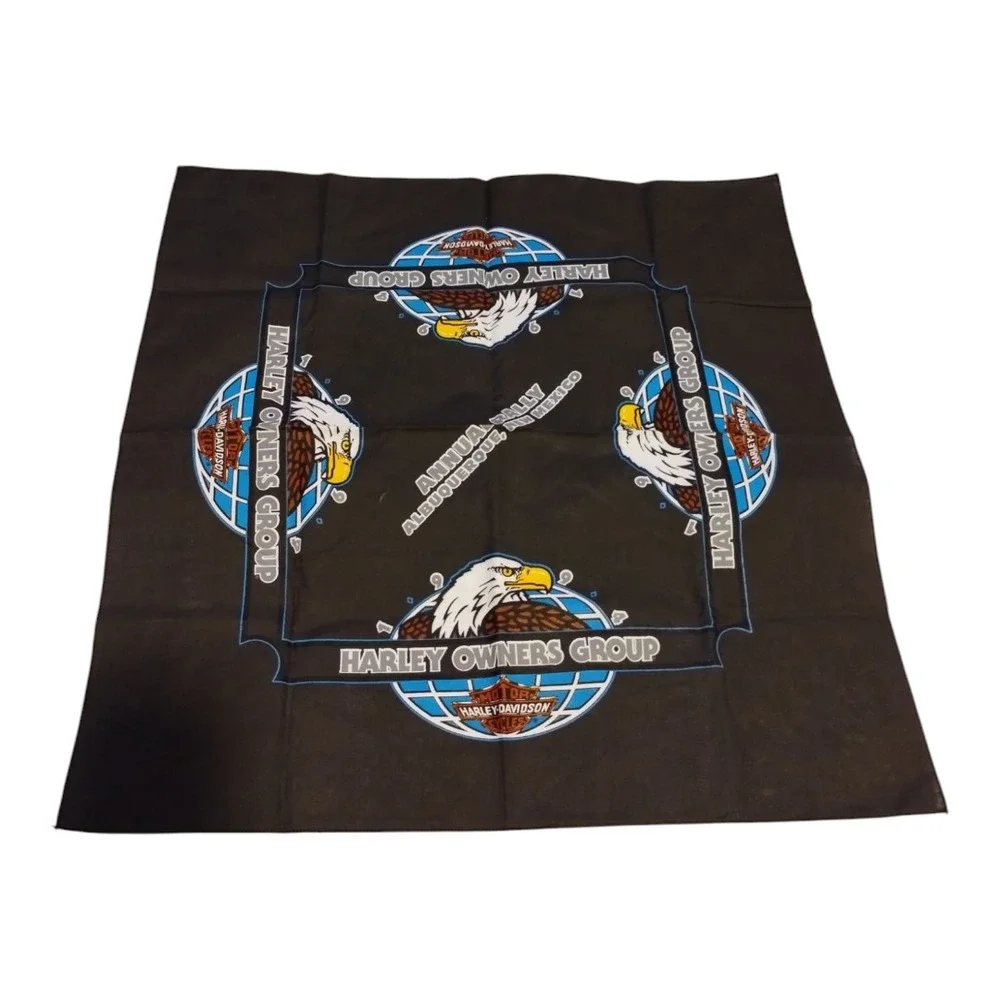 VTG 90s Harley Davidson Motorcycle Owners Group Albuquerque, New Mexico‎ Bandana